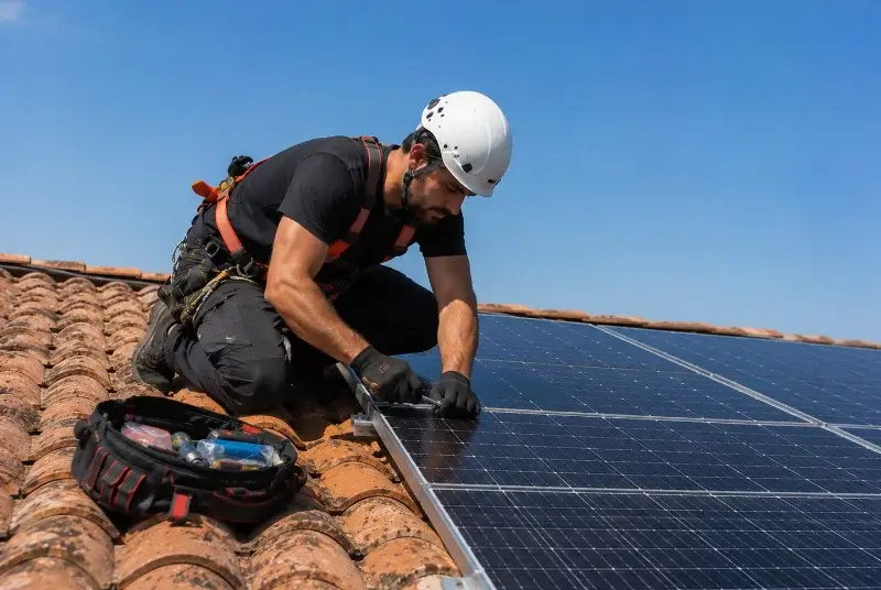 Maintenance et monitoring de panneaux solaires à Baguer-Pican